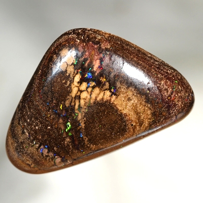 SOLID BOULDER OPAL Huge 49 carats. Sparkling green and purple